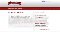 Desktop Screenshot of demo.cafetech.net